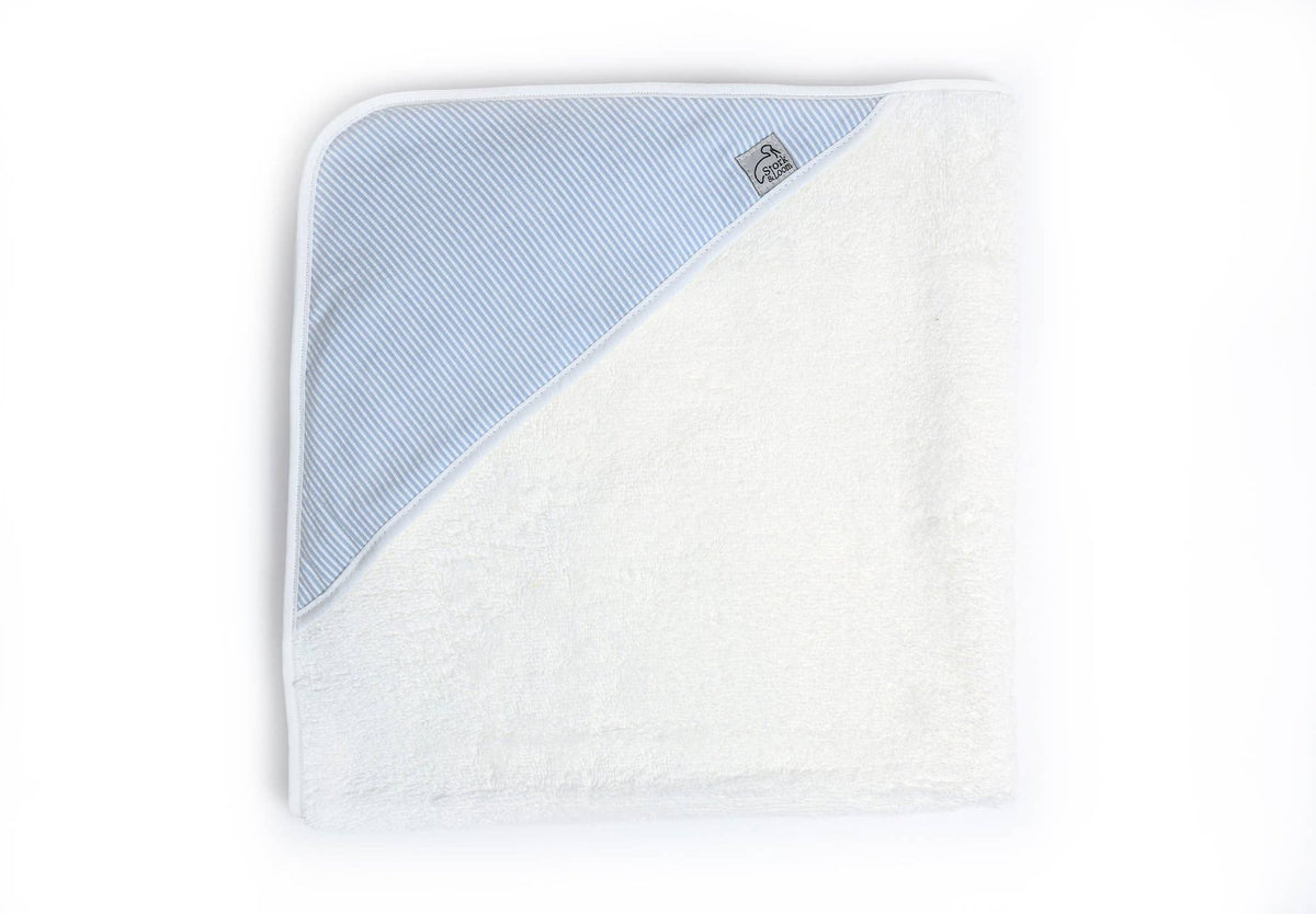 Violet Seersucker Hooded Towel main image 0