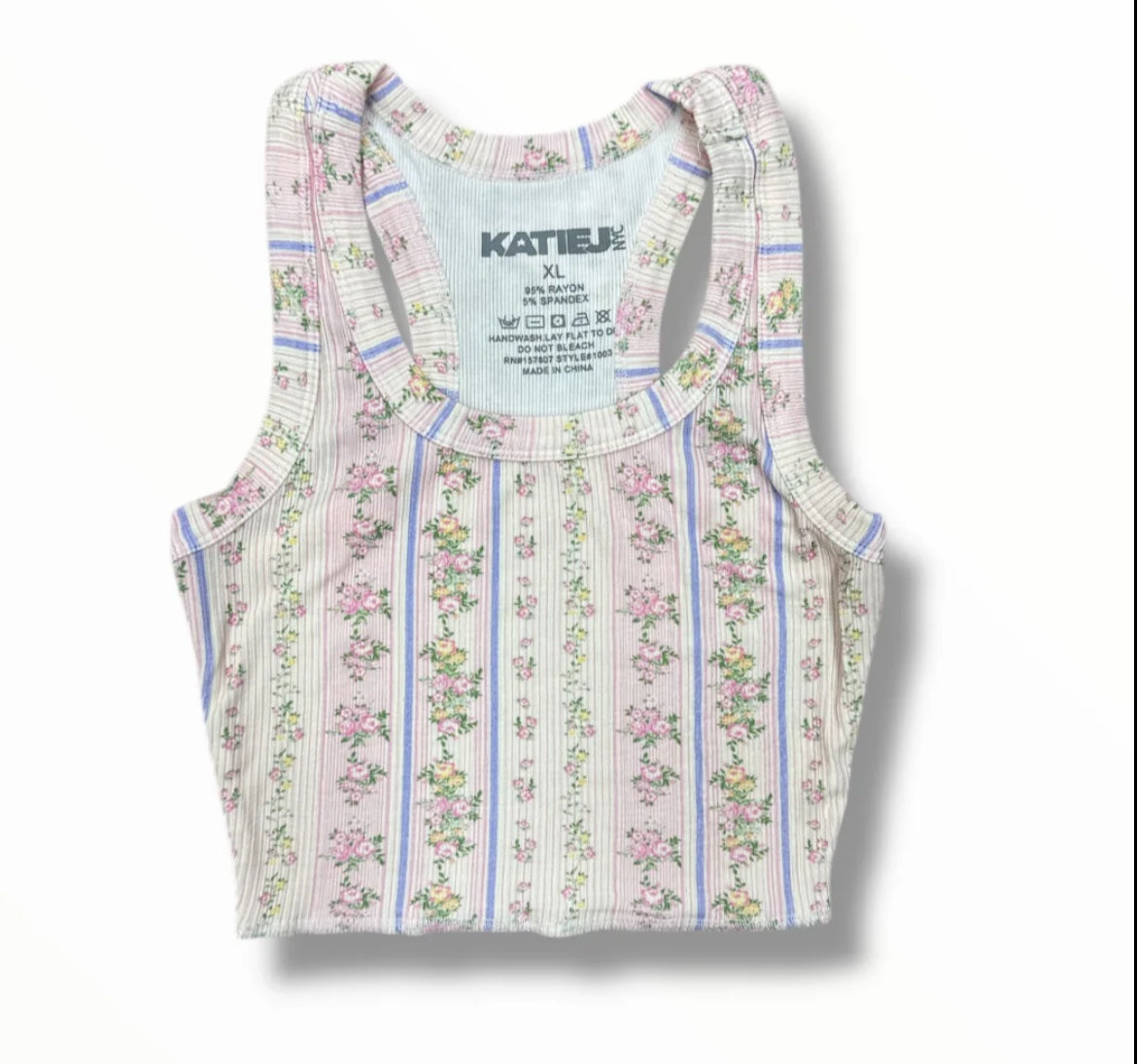 KatieJ Livi Tank Ecru Multi Colored main image 0