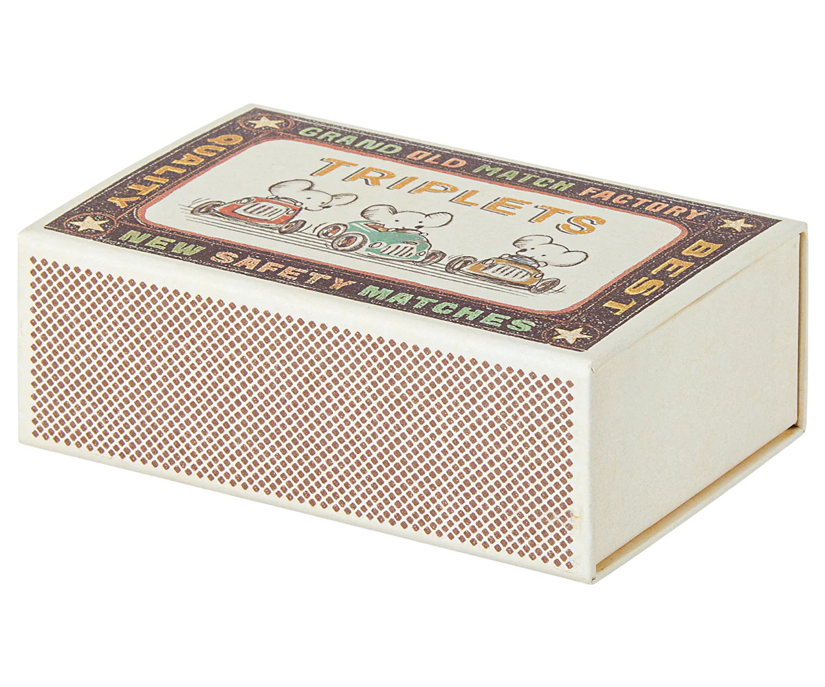 triplets baby mice in matchbox main image 0