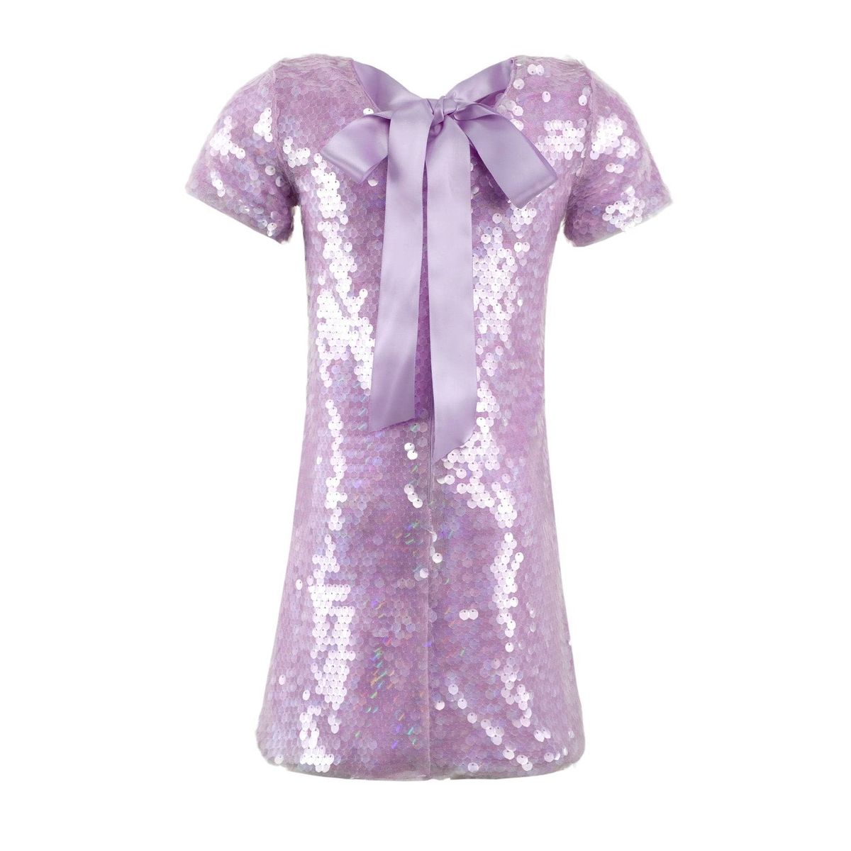 Lavender Sequin Bow Dress – the blue béret
