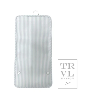 PIMLICO STRIPE DUSTY ROSE LUXE TRVL 3PC SET