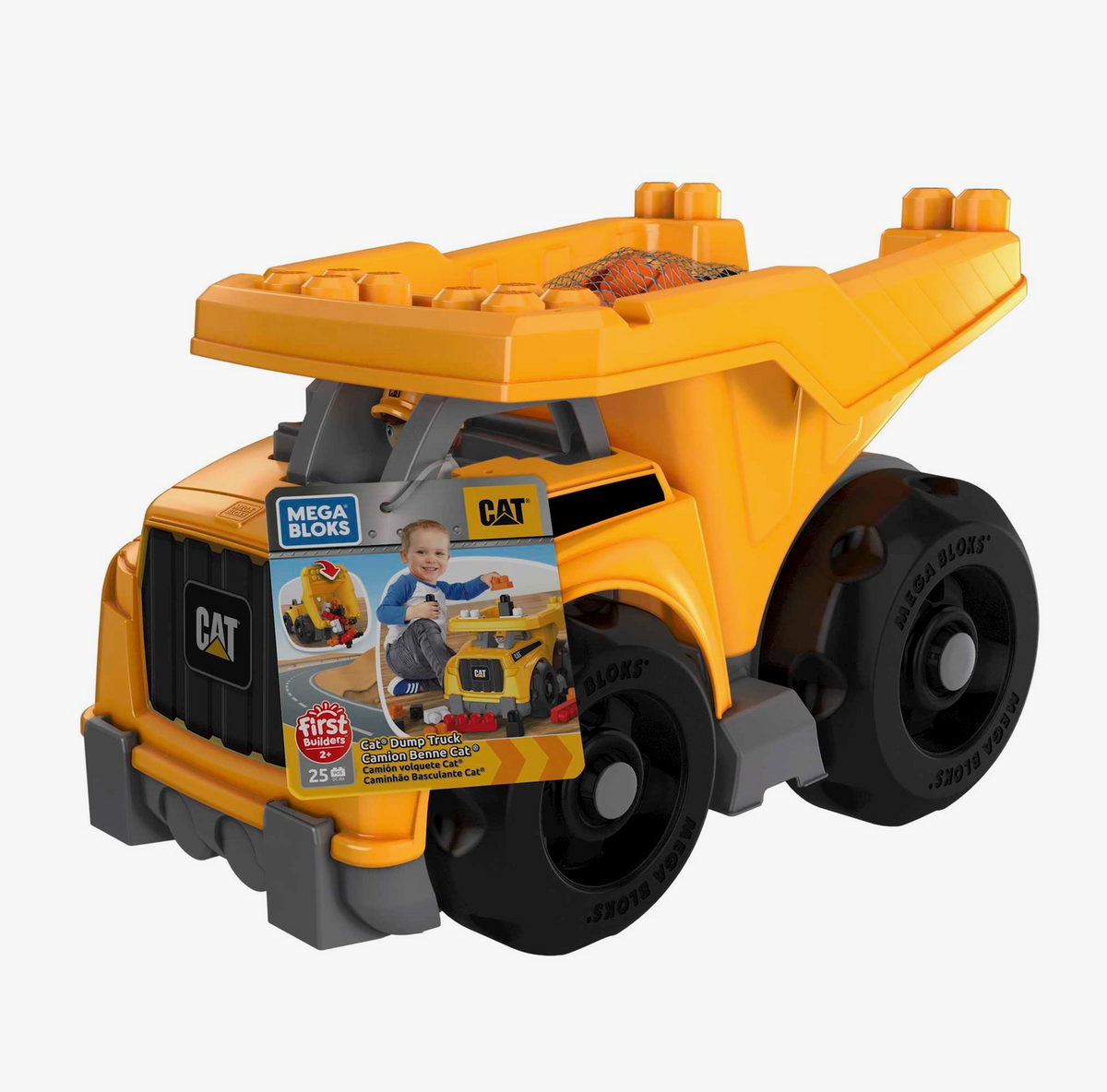 Mega Bloks Cat Large Dump Truck the blue b ret