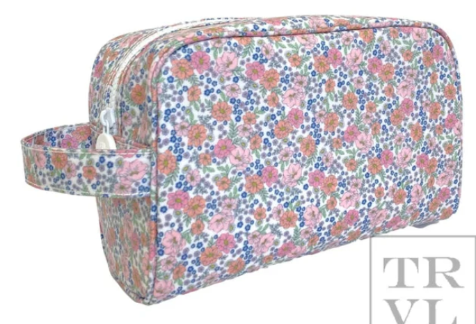 Stowaway Toiletry Bag-Sand Striped main image 1