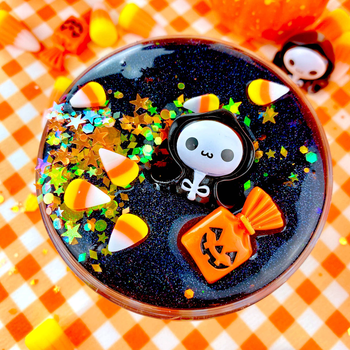 Tricks & Treats Glitter Slime | Kawaii Slime Co – the blue béret