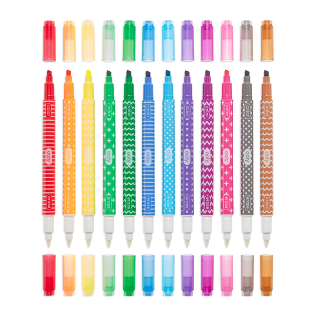 Croma 12 Colors Sketch Marker Dual Head Drawing Soft Tip Brush