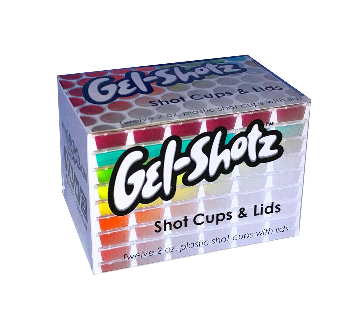 12pack of 2 oz. Cups & Lids the blue béret