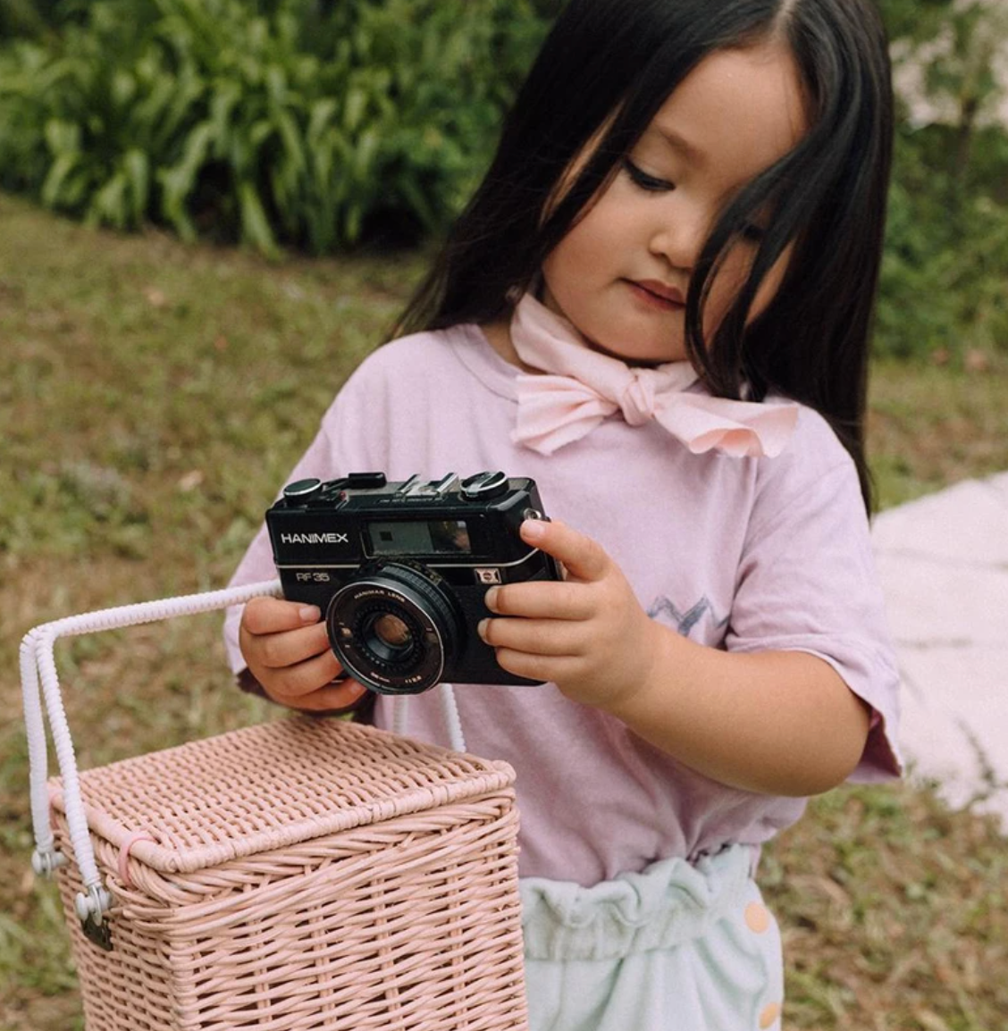 Olli Ella Piki Basket-Pink – the blue béret