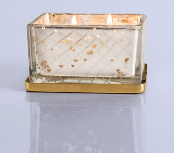 Havana Vanilla Mercury Iridescent Gold Jar