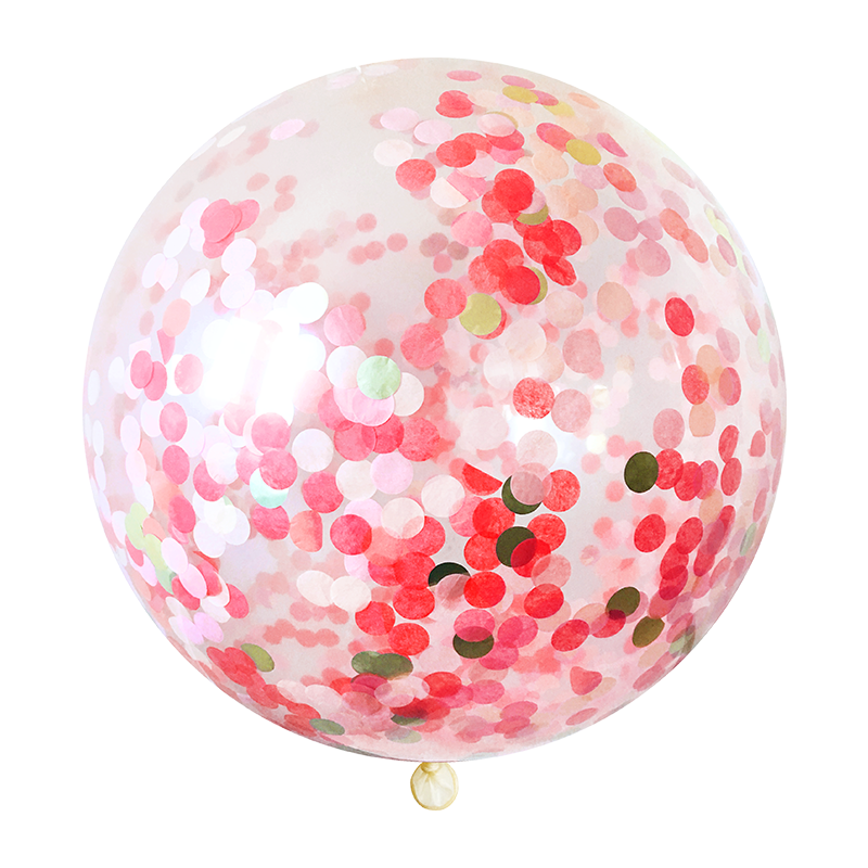 Jumbo Confetti Balloon & Tassels - Valentine's – the blue béret