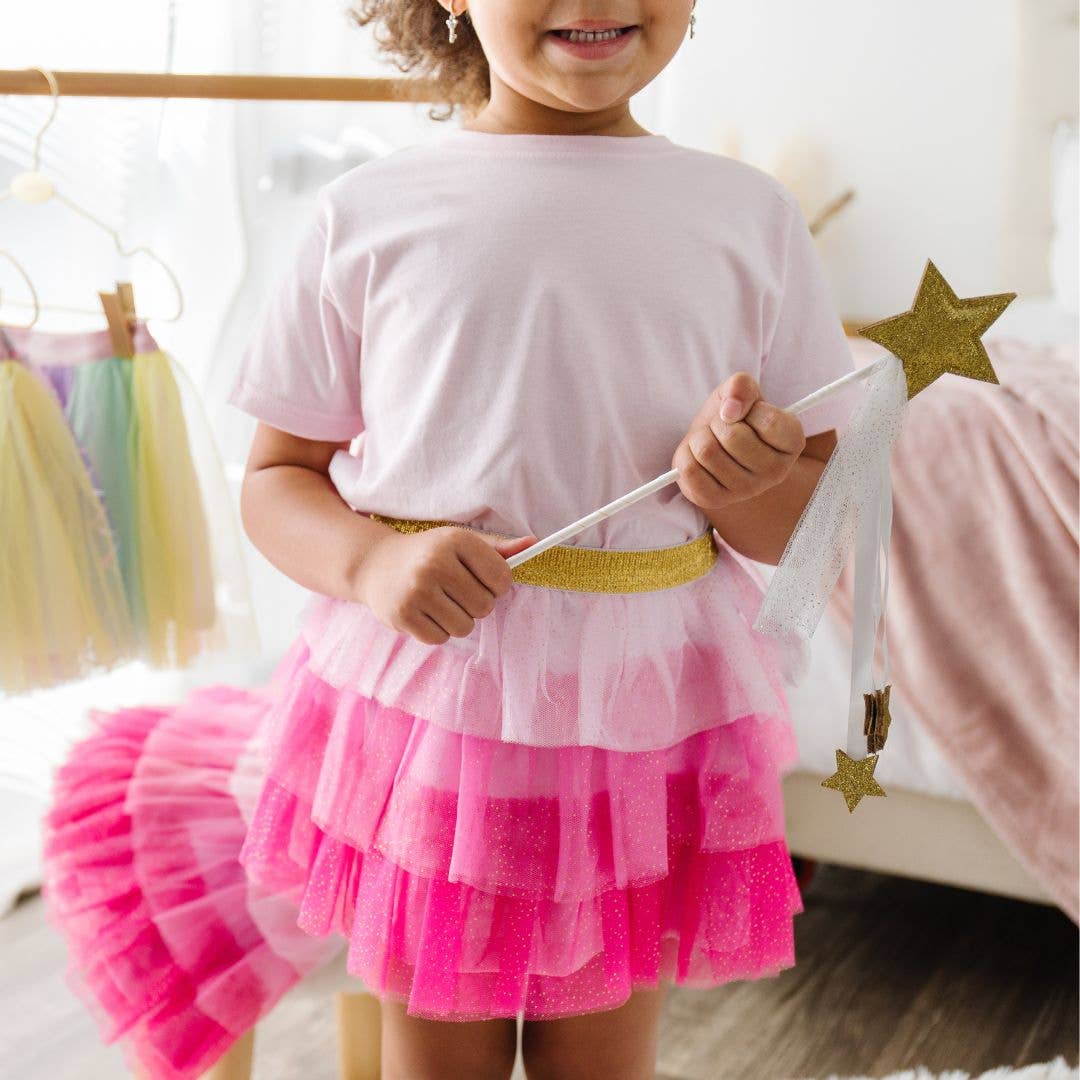 Pink Petal Tutu - Dress Up Skirt - Kids Tutu  the blue bret