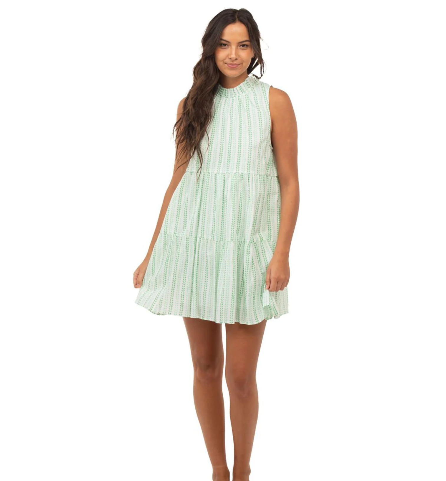 Retro Mini Dress | Green Vine | Beau & Ro the blue bret Retro Mini Dress | Green Vine | Beau & Ro the blue bret