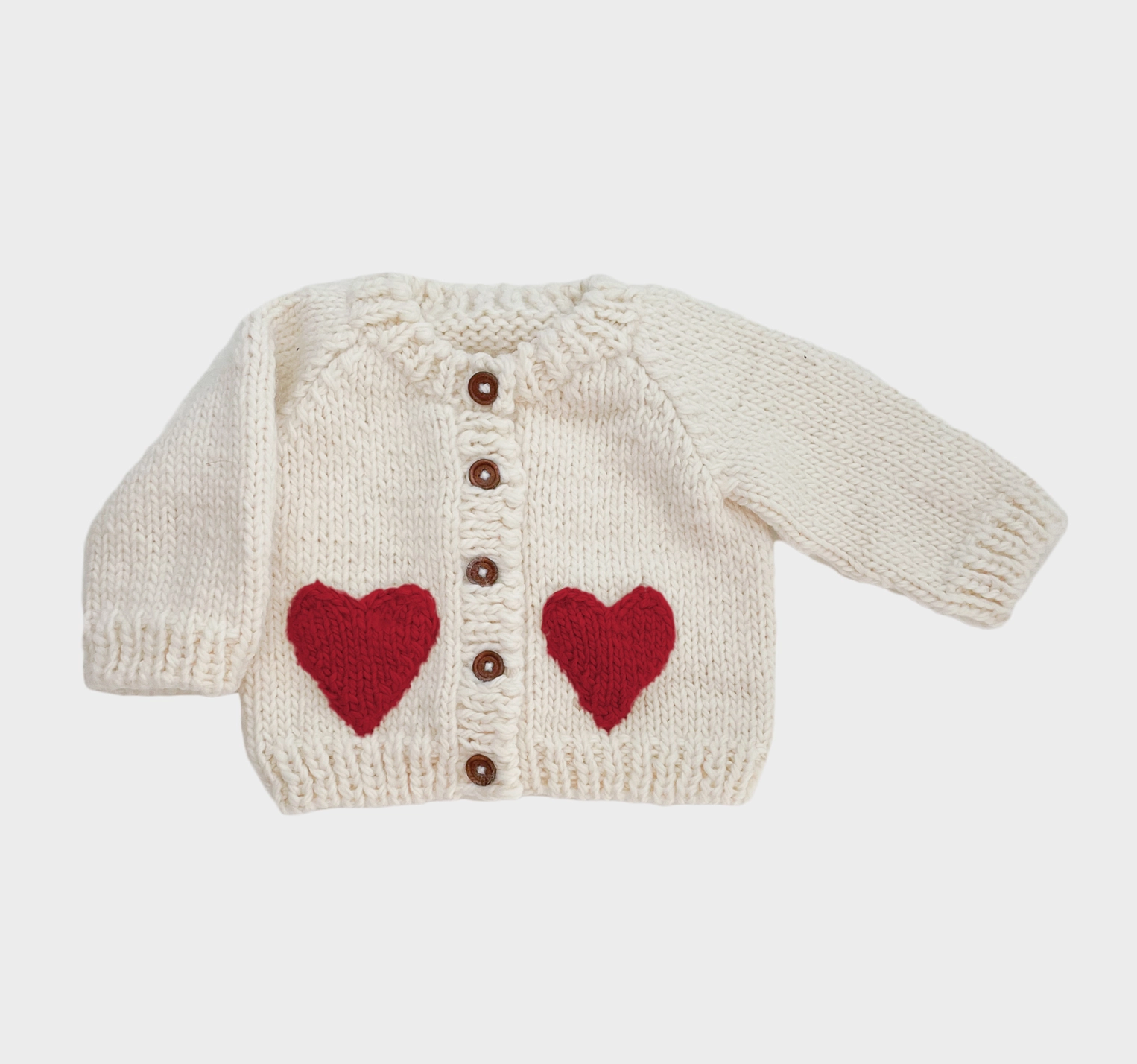 Heart sales knit cardigan