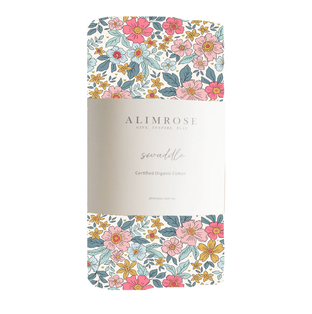 Alimrose Muslin Swaddle - French Garden Alimrose Muslin Swaddle - French Garden