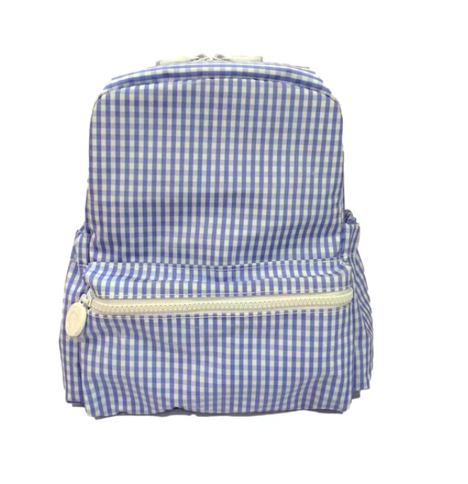brandy melville light blue mini backpack Gingham Sky Mini Backer Backpacker