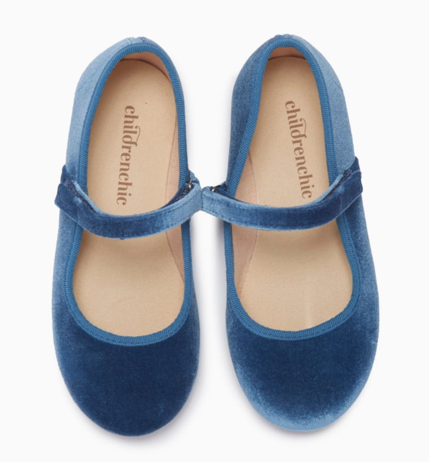 Chatelles◆Maryjane Babies Low ストラップ スエード [Navy] Classic Velvet Mary Jane – the blue béret
