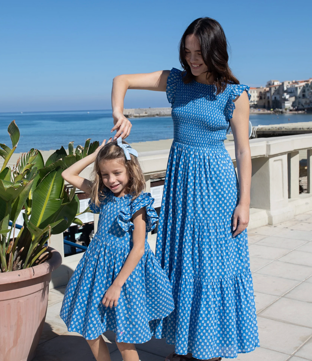 Mommy & Me  the blue bret