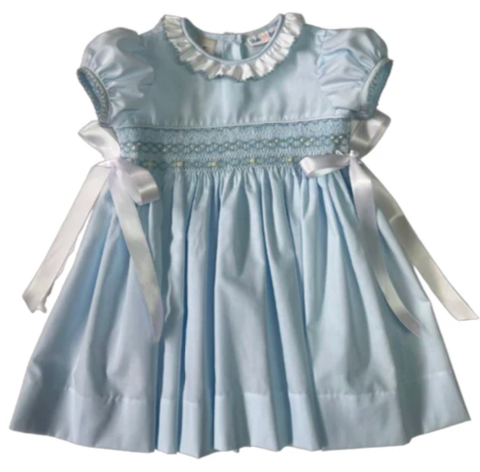 bebe light blue dress Organza Knee-length Blue Baby Girl Dress, 12M / Blue main image 0