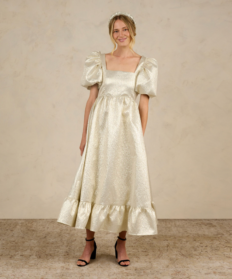 Augusta Dress Champagne-Mommy & Me – the blue béret