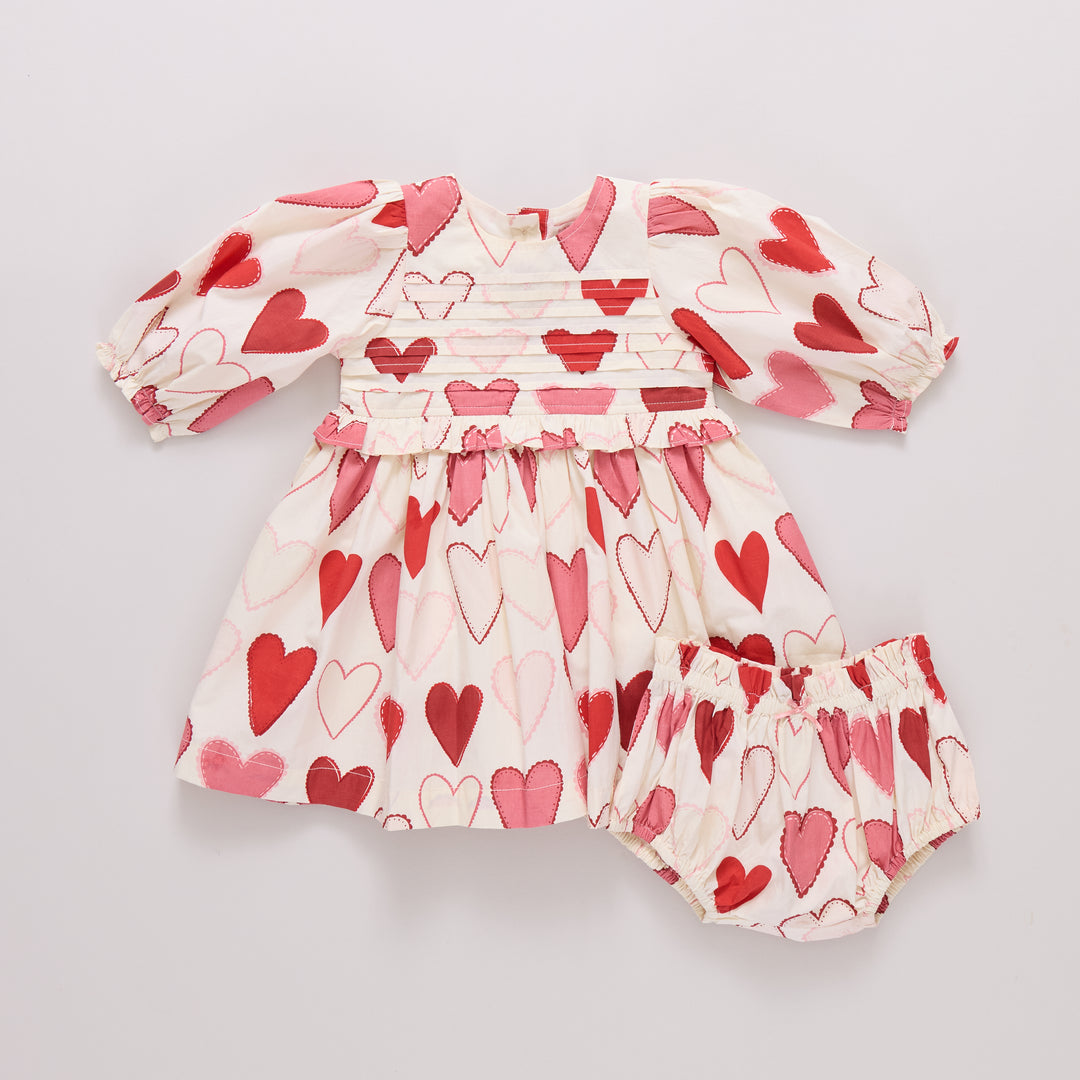 Renee Dress - Gradient Hearts | Pink Chicken Renee Dress - Gradient Hearts | Pink Chicken