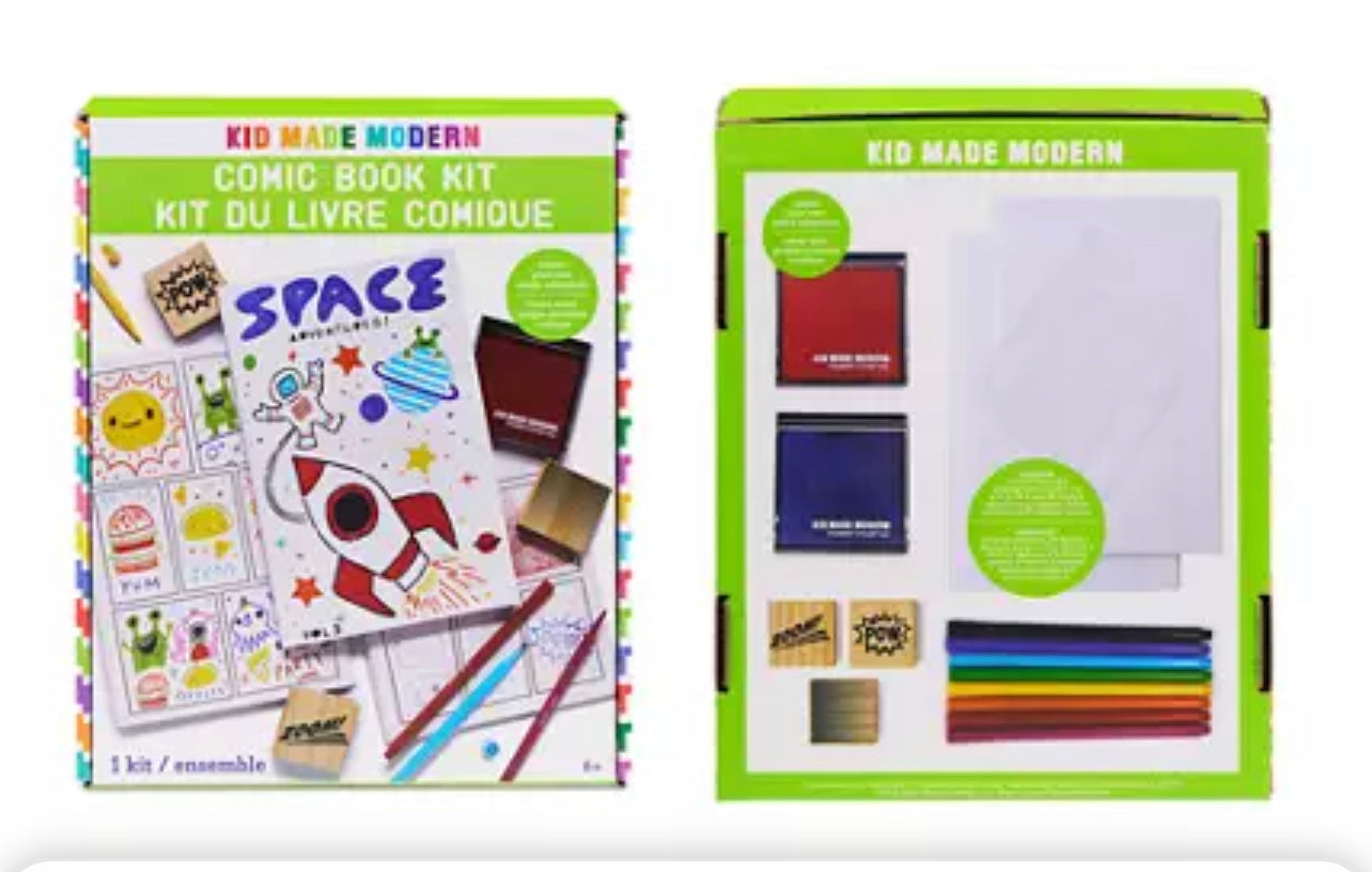  Kid Made Modern Craft Set Comic Book Kit - Kids Arts and Crafts  Toys, Storytelling for Kids : Office Products