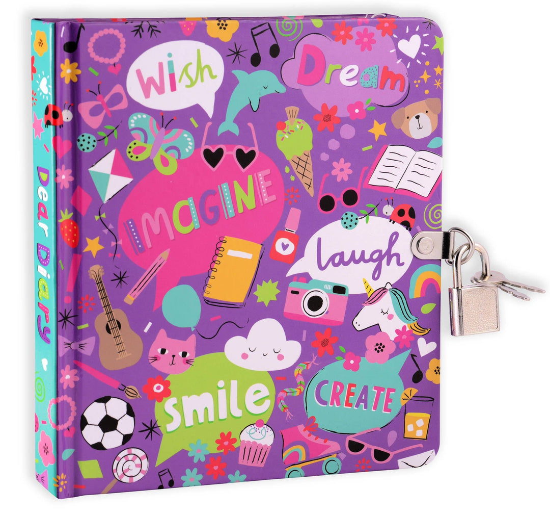 Amazon.com: MOLLYBEE KIDS My Kitty Lock and Key Diary, 208