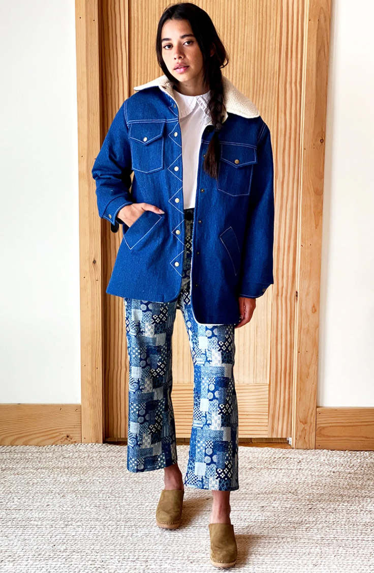 Denim ranch coat discount