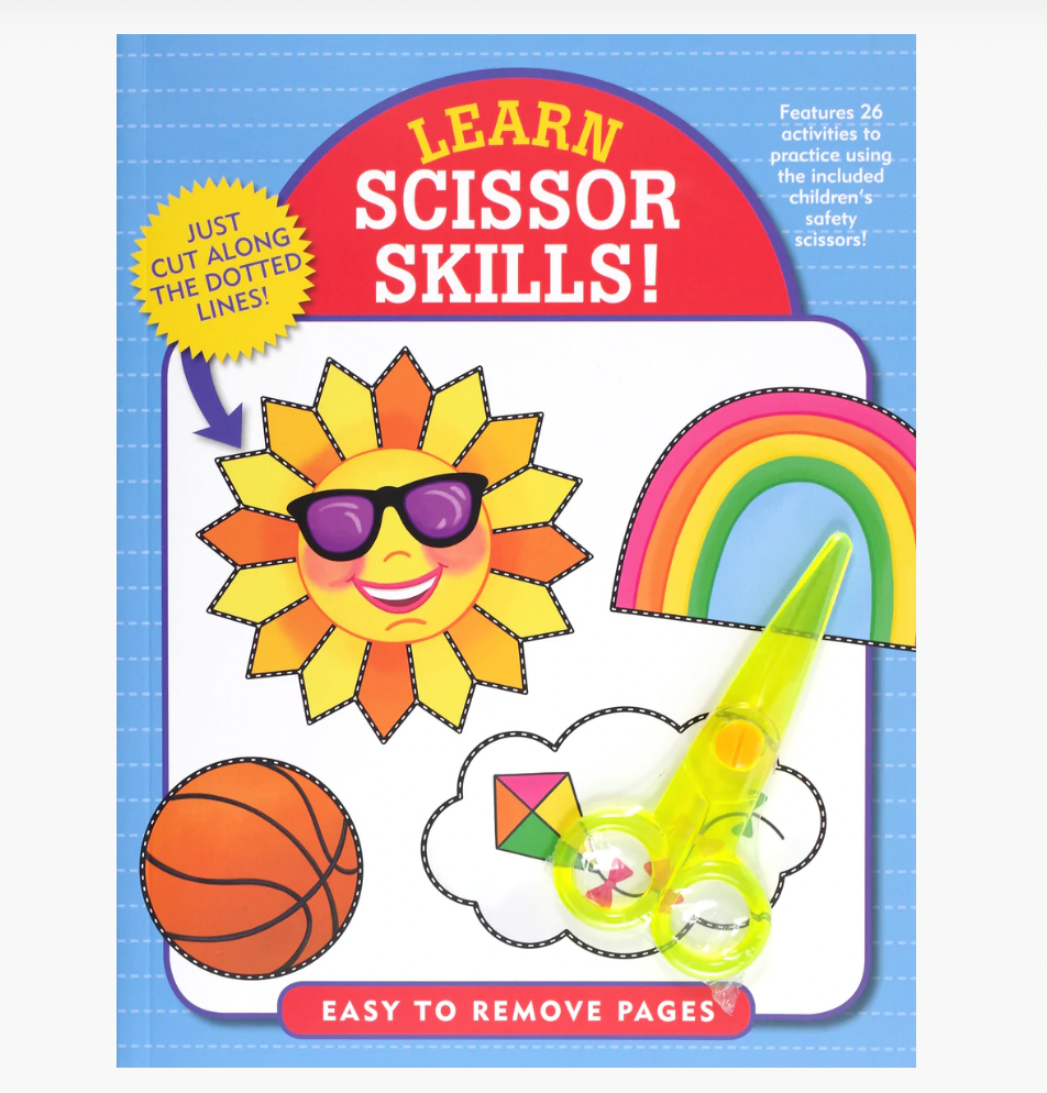 Scissor Skills Preschool Activity Book: Learn to Cut Lines, Shapes, Fruits,  Animals, Fun Cutting & Coloring Book for Kids