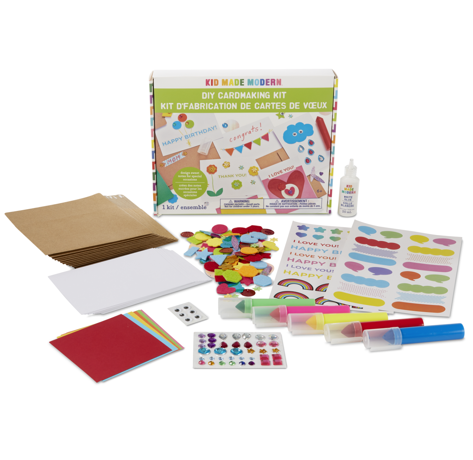 DIY Card Making Kit by Kid Made Modern the blue beret