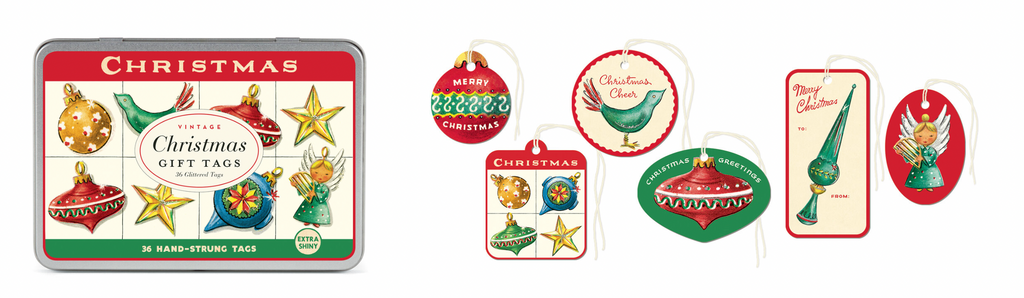 Red Tartan Plaid Christmas Gift Tags - WH Hostess Social Stationery