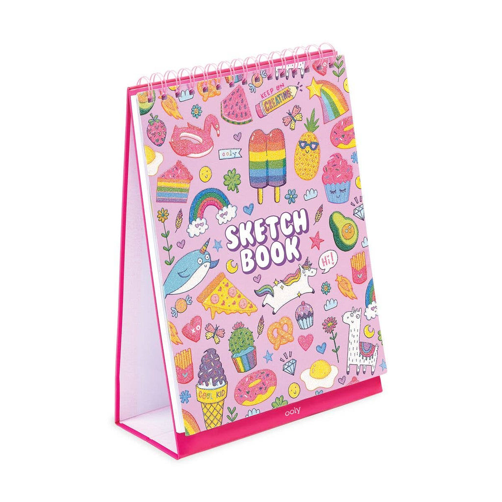 Sketchbook: Cute Pink Unicorn Sketch Book for Kids - Practice