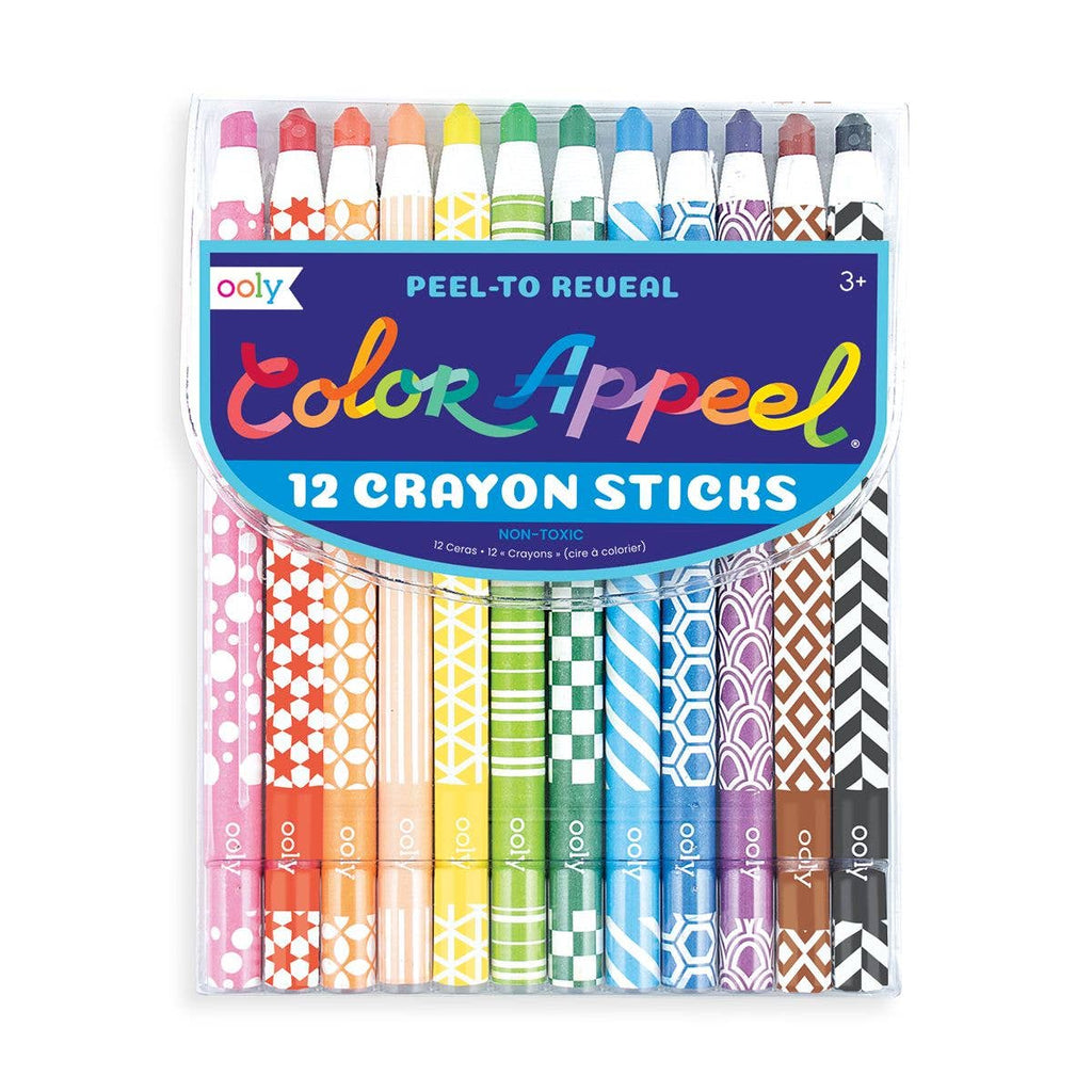 Stacking Crayons, 12 Pack 20 Colors Stackable Buildable Drawing Crayons - Multicolor